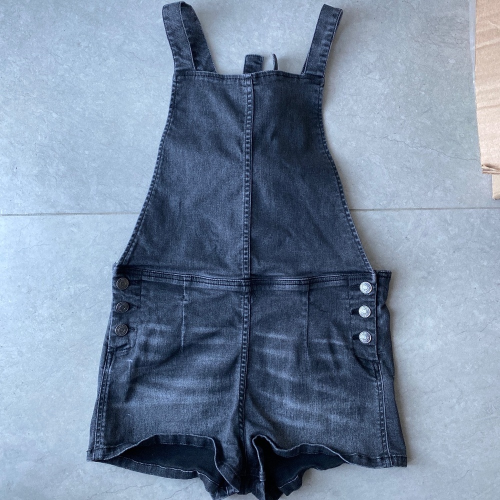 Free People Short Overalls